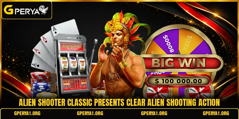 Alien Shooter Classic presents clear alien shooting action