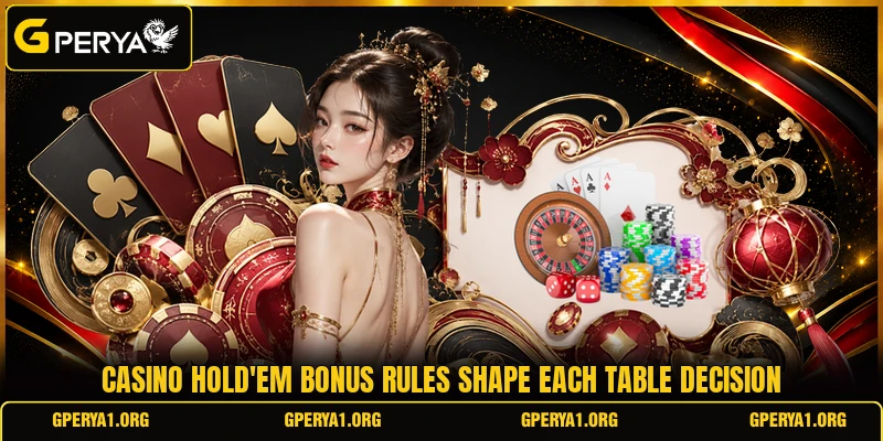 Casino Hold'em Bonus rules shape each table decision