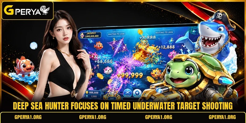 Deep Sea Hunter focuses on timed underwater target shooting