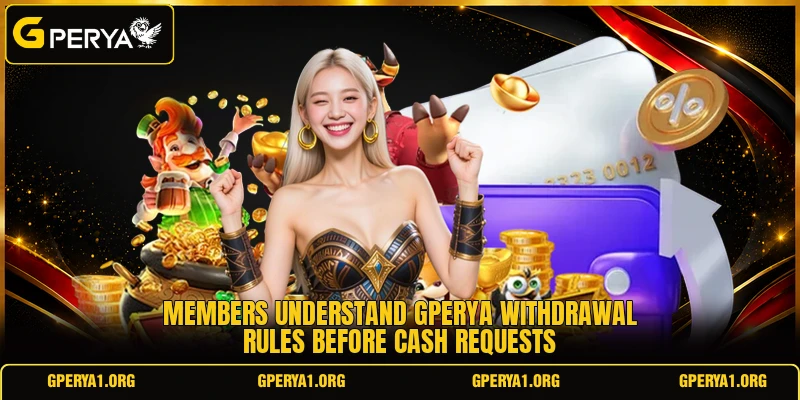 Members understand GPERYA withdrawal rules before cash requests