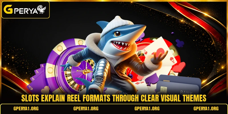 Slots explain reel formats through clear visual themes