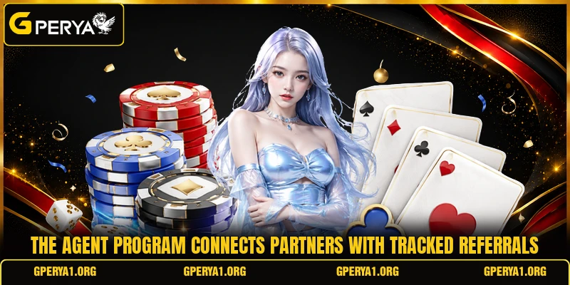 The agent program connects partners with tracked referrals